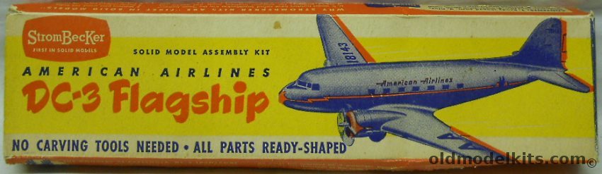 Strombecker Douglas DC-3 Flagship - American Airlines, C-35 plastic model kit